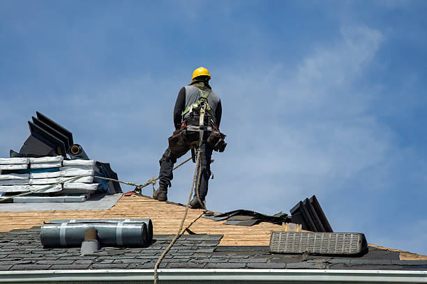 Professional Roofing technician working in Fremont, WI